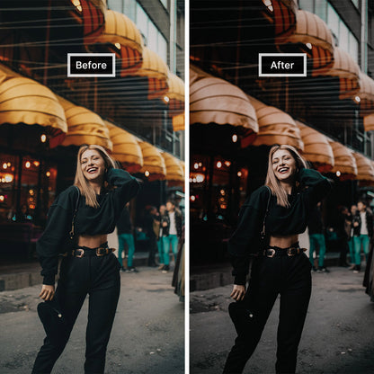 A girl posing for urban Lightroom Presets