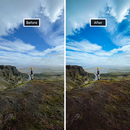 Landscape Lightroom Presets (Before and after)