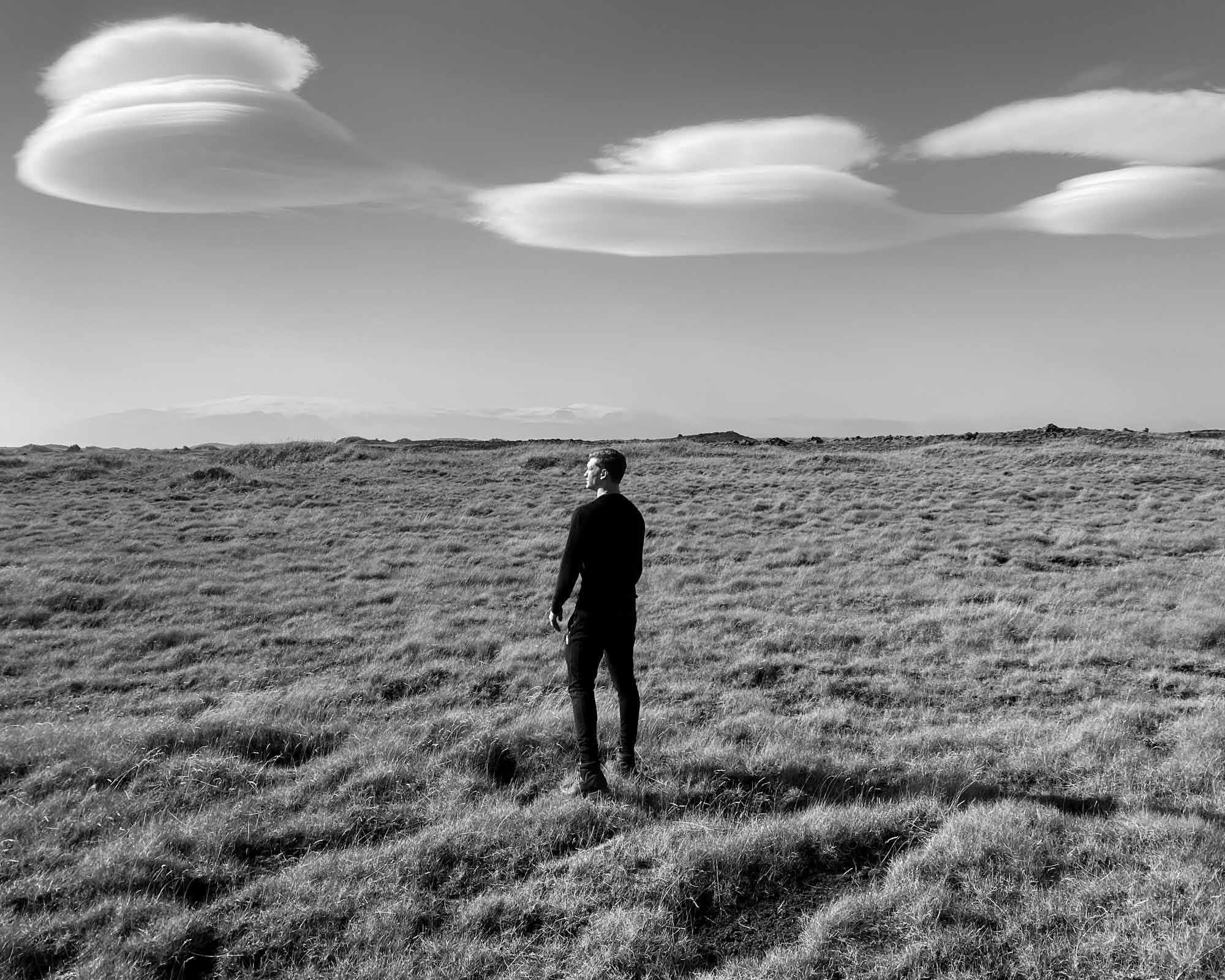 Iceland Clouds (Black & White Lightroom Preset)