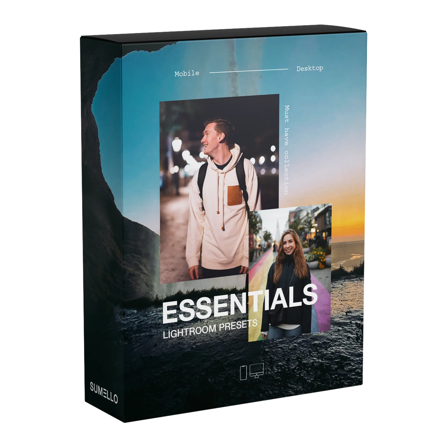 Product Box for Essentials Lightroom Presets