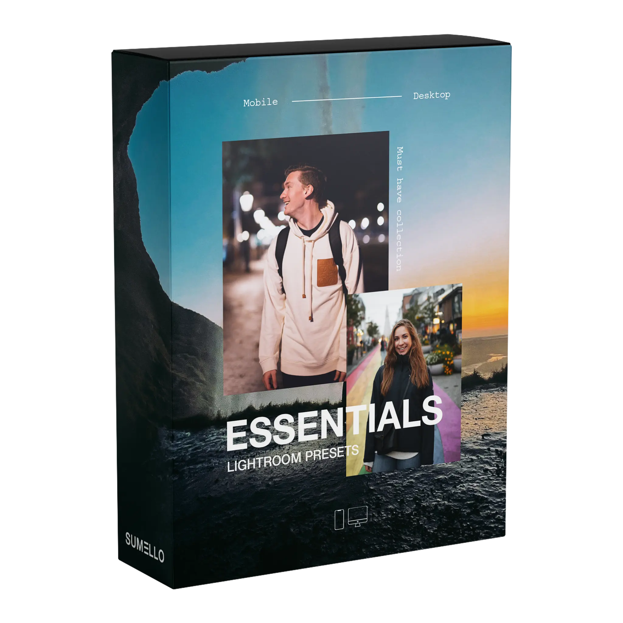 Product Box for Essentials Lightroom Presets