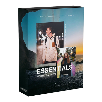 Product Box for Essentials Lightroom Presets