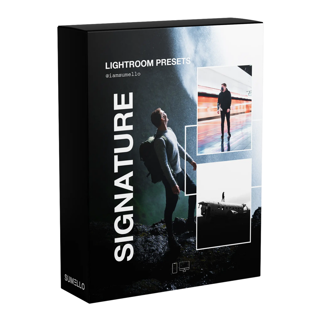 Product Box for SUMELLO Signature Lightroom Presets