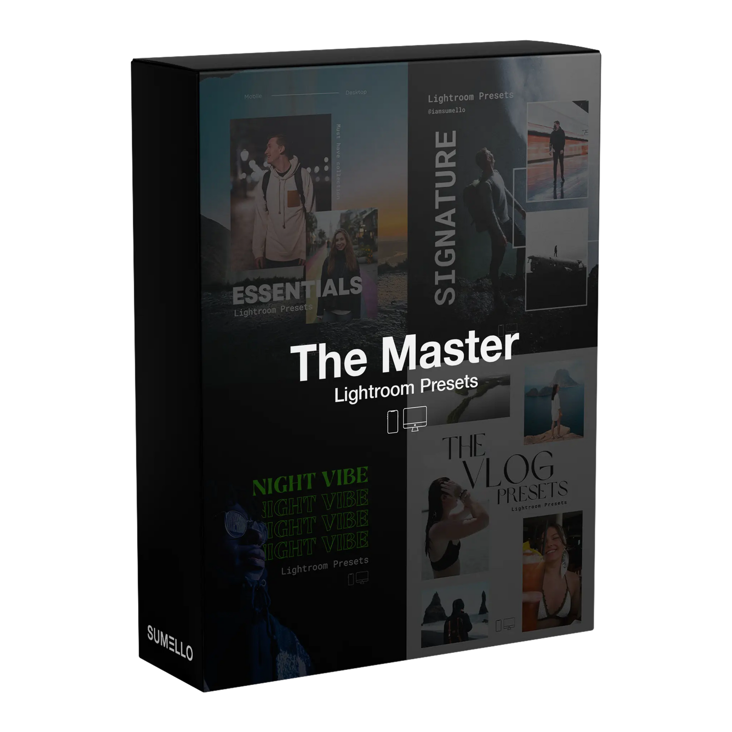 A master collection of SUMELLO Lightroom Presets